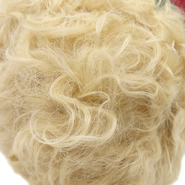 グッチ GUCCI ファー ウェブ ストライプ 759689 ベージュ ファー ポーチ シルバー金具 コスメティックケース クラッチバッグ