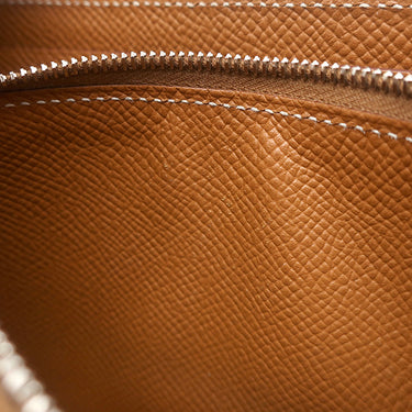 エルメス HERMES ケリーウォレット ロング ゴールド ヴォーエプソン 長財布 シルバー金具 茶