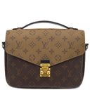 ルイヴィトン LOUIS VUITTON ポシェット メティス MM M44876 モノグラムリバース モノグラムキャンバス モノグラムリバースキャンバス 2WAYバッグ ゴールド金具 茶 ショルダー