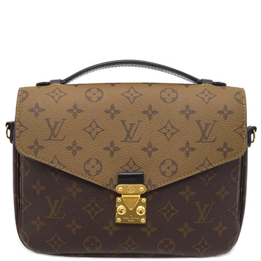 ルイヴィトン LOUIS VUITTON ポシェット メティス MM M44876 モノグラムリバース モノグラムキャンバス モノグラムリバースキャンバス 2WAYバッグ ゴールド金具 茶 ショルダー