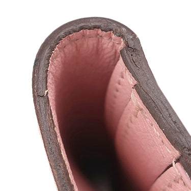 エルメス HERMES ドゴンロング ローズサクラ スイフト 長財布 シルバー金具