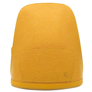 ルイヴィトン LOUIS VUITTON ゴブラン M52299 タッシリイエロー エピレザー リュック・デイパック ゴールド金具 黄 バックパック