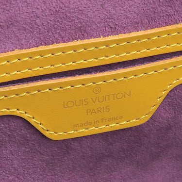 ルイヴィトン LOUIS VUITTON ゴブラン M52299 タッシリイエロー エピレザー リュック・デイパック ゴールド金具 黄 バックパック