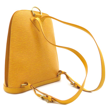 ルイヴィトン LOUIS VUITTON ゴブラン M52299 タッシリイエロー エピレザー リュック・デイパック ゴールド金具 黄 バックパック