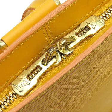 ルイヴィトン LOUIS VUITTON ゴブラン M52299 タッシリイエロー エピレザー リュック・デイパック ゴールド金具 黄 バックパック