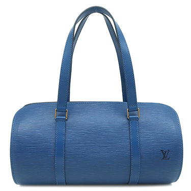 ルイヴィトン LOUIS VUITTON スフロ M52225 トレドブルー エピレザー ハンドバッグ ゴールド金具 青 ミニボストン