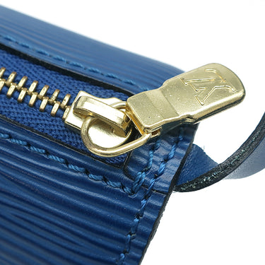 ルイヴィトン LOUIS VUITTON スフロ M52225 トレドブルー エピレザー ハンドバッグ ゴールド金具 青 ミニボストン