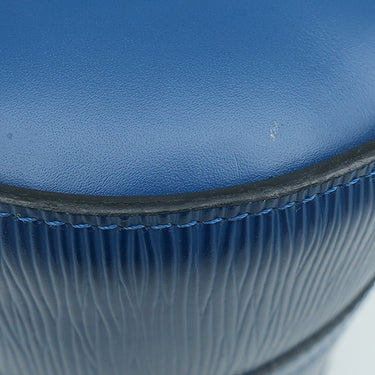 ルイヴィトン LOUIS VUITTON スフロ M52225 トレドブルー エピレザー ハンドバッグ ゴールド金具 青 ミニボストン