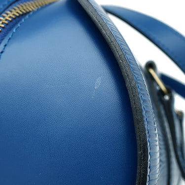 ルイヴィトン LOUIS VUITTON スフロ M52225 トレドブルー エピレザー ハンドバッグ ゴールド金具 青 ミニボストン