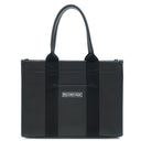 バレンシアガ BALENCIAGA ハードウェア スモール トート 6714002 ブラック レザー トートバッグ シルバー金具 黒 ショルダーストラップ欠品