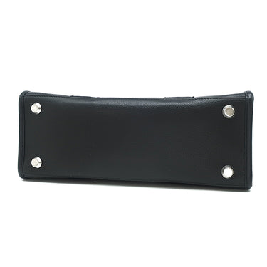 バレンシアガ BALENCIAGA ハードウェア スモール トート 6714002 ブラック レザー トートバッグ シルバー金具 黒 ショルダーストラップ欠品