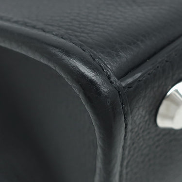 バレンシアガ BALENCIAGA ハードウェア スモール トート 6714002 ブラック レザー トートバッグ シルバー金具 黒 ショルダーストラップ欠品