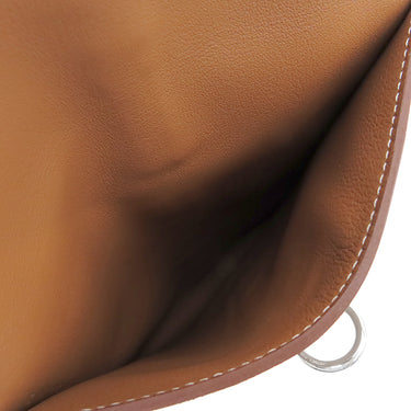 エルメス HERMES グレナン トゥーゴー ゴールド ヴォースイフト ショルダーバッグ シルバー金具 茶 ポシェット