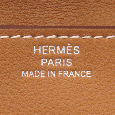 エルメス HERMES グレナン トゥーゴー ゴールド ヴォースイフト ショルダーバッグ シルバー金具 茶 ポシェット