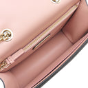 サルヴァトーレ・フェラガモ Salvatore Ferragamo ヴァラリボン AU-21 G892 ブラック×ホワイト カーフ ショルダーバッグ ゴールド金具 黒 白 チェーンショルダー