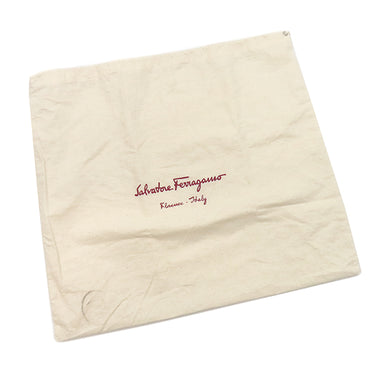 サルヴァトーレ・フェラガモ Salvatore Ferragamo ヴァラリボン AU-21 G892 ブラック×ホワイト カーフ ショルダーバッグ ゴールド金具 黒 白 チェーンショルダー