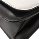 サルヴァトーレ・フェラガモ Salvatore Ferragamo ヴァラリボン AU-21 G892 ブラック×ホワイト カーフ ショルダーバッグ ゴールド金具 黒 白 チェーンショルダー