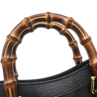 グッチ GUCCI ダイアナ スモール 702721 ブラック レザー 2WAYバッグ ゴールド金具 バンブー