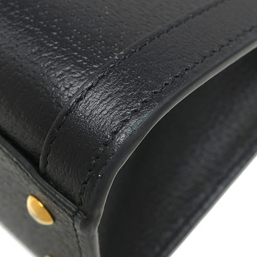 グッチ GUCCI ダイアナ スモール 702721 ブラック レザー 2WAYバッグ ゴールド金具 バンブー