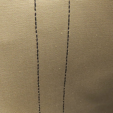 エルメス HERMES ガーデンパーティーTPM トレンチ×ブラック トワルアッシュ レザー ハンドバッグ シルバー金具 黒 トート