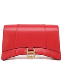 バレンシアガ BALENCIAGA アワーグラス HOUR GLASS 644973 レッド レザー 2WAYバッグ ヴィンテージ金具 赤 クラッチバッグ チェーン ショルダー