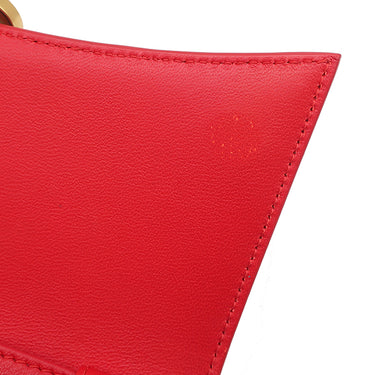 バレンシアガ BALENCIAGA アワーグラス HOUR GLASS 644973 レッド レザー 2WAYバッグ ヴィンテージ金具 赤 クラッチバッグ チェーン ショルダー