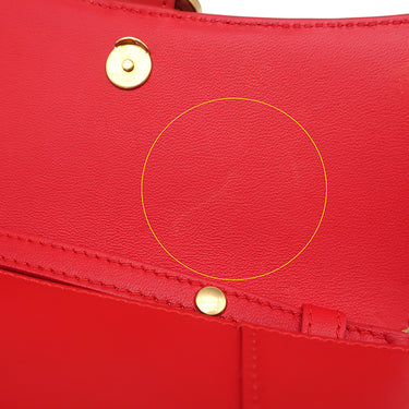 バレンシアガ BALENCIAGA アワーグラス HOUR GLASS 644973 レッド レザー 2WAYバッグ ヴィンテージ金具 赤 クラッチバッグ チェーン ショルダー