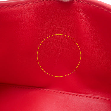 バレンシアガ BALENCIAGA アワーグラス HOUR GLASS 644973 レッド レザー 2WAYバッグ ヴィンテージ金具 赤 クラッチバッグ チェーン ショルダー