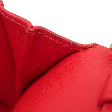 バレンシアガ BALENCIAGA アワーグラス HOUR GLASS 644973 レッド レザー 2WAYバッグ ヴィンテージ金具 赤 クラッチバッグ チェーン ショルダー