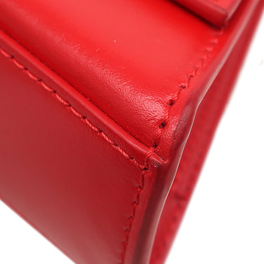 バレンシアガ BALENCIAGA アワーグラス HOUR GLASS 644973 レッド レザー 2WAYバッグ ヴィンテージ金具 赤 クラッチバッグ チェーン ショルダー