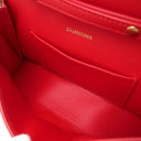 バレンシアガ BALENCIAGA アワーグラス HOUR GLASS 644973 レッド レザー 2WAYバッグ ヴィンテージ金具 赤 クラッチバッグ チェーン ショルダー