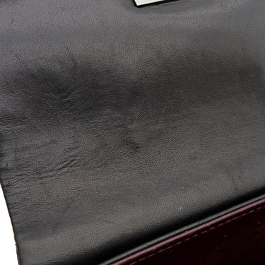 シャネル CHANEL チェーン ショルダー ブラック ラムスキン ショルダーバッグ シルバー金具 黒 肩掛け