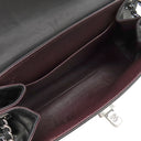 シャネル CHANEL チェーン ショルダー ブラック ラムスキン ショルダーバッグ シルバー金具 黒 肩掛け