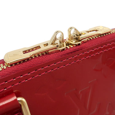 ルイヴィトン LOUIS VUITTON アルマBB M90174 スリーズ モノグラムヴェルニ 2WAYバッグ ゴールド金具 赤 ハンドバッグ