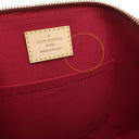 ルイヴィトン LOUIS VUITTON アルマBB M90174 スリーズ モノグラムヴェルニ 2WAYバッグ ゴールド金具 赤 ハンドバッグ