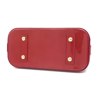 ルイヴィトン LOUIS VUITTON アルマBB M90174 スリーズ モノグラムヴェルニ 2WAYバッグ ゴールド金具 赤 ハンドバッグ