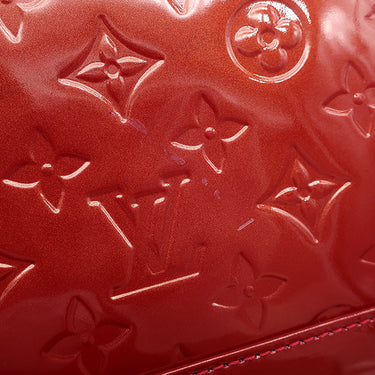 ルイヴィトン LOUIS VUITTON アルマBB M90174 スリーズ モノグラムヴェルニ 2WAYバッグ ゴールド金具 赤 ハンドバッグ