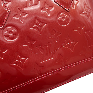 ルイヴィトン LOUIS VUITTON アルマBB M90174 スリーズ モノグラムヴェルニ 2WAYバッグ ゴールド金具 赤 ハンドバッグ