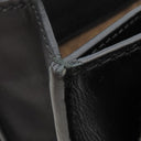 ボッテガヴェネタ BOTTEGA VENETA ハラコ ブラックXブラウン レザー ハラコ ショルダーバッグ ヴィンテージ金具 黒 チェーンショルダー