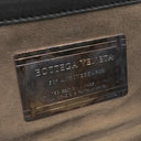 ボッテガヴェネタ BOTTEGA VENETA ハラコ ブラックXブラウン レザー ハラコ ショルダーバッグ ヴィンテージ金具 黒 チェーンショルダー