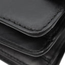 ボッテガヴェネタ BOTTEGA VENETA ハラコ ブラックXブラウン レザー ハラコ ショルダーバッグ ヴィンテージ金具 黒 チェーンショルダー