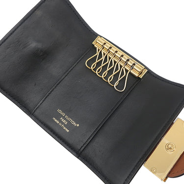 ルイヴィトン LOUIS VUITTON ミュルティクレ6 M13295 モノグラムリバース モノグラムキャンバス モノグラムリバースキャンバス キーケース ゴールド金具 茶 6連 6本