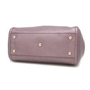 グッチ GUCCI ソーホー インターロッキング G 336751 パープル レザー 2WAYバッグ シャンパンゴールド金具 タッセル フリンジチャーム メタリック