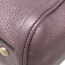 グッチ GUCCI ソーホー インターロッキング G 336751 パープル レザー 2WAYバッグ シャンパンゴールド金具 タッセル フリンジチャーム メタリック