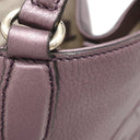グッチ GUCCI ソーホー インターロッキング G 336751 パープル レザー 2WAYバッグ シャンパンゴールド金具 タッセル フリンジチャーム メタリック