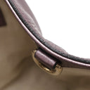 グッチ GUCCI ソーホー インターロッキング G 336751 パープル レザー 2WAYバッグ シャンパンゴールド金具 タッセル フリンジチャーム メタリック