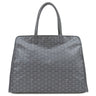 ゴヤール GOYARD アーディ PM グレー レザー ゴヤールディンキャンバス デシーズトリヨンレザー トートバッグ シルバー金具 ヘリンボーン柄