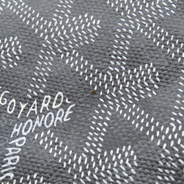 ゴヤール GOYARD アーディ PM グレー レザー ゴヤールディンキャンバス デシーズトリヨンレザー トートバッグ シルバー金具 ヘリンボーン柄