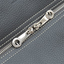 ゴヤール GOYARD アーディ PM グレー レザー ゴヤールディンキャンバス デシーズトリヨンレザー トートバッグ シルバー金具 ヘリンボーン柄