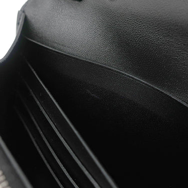 エルメス HERMES コンスタンス トゥーゴー ブラック ボックスカーフ 長財布 シルバー金具 黒 ショルダー